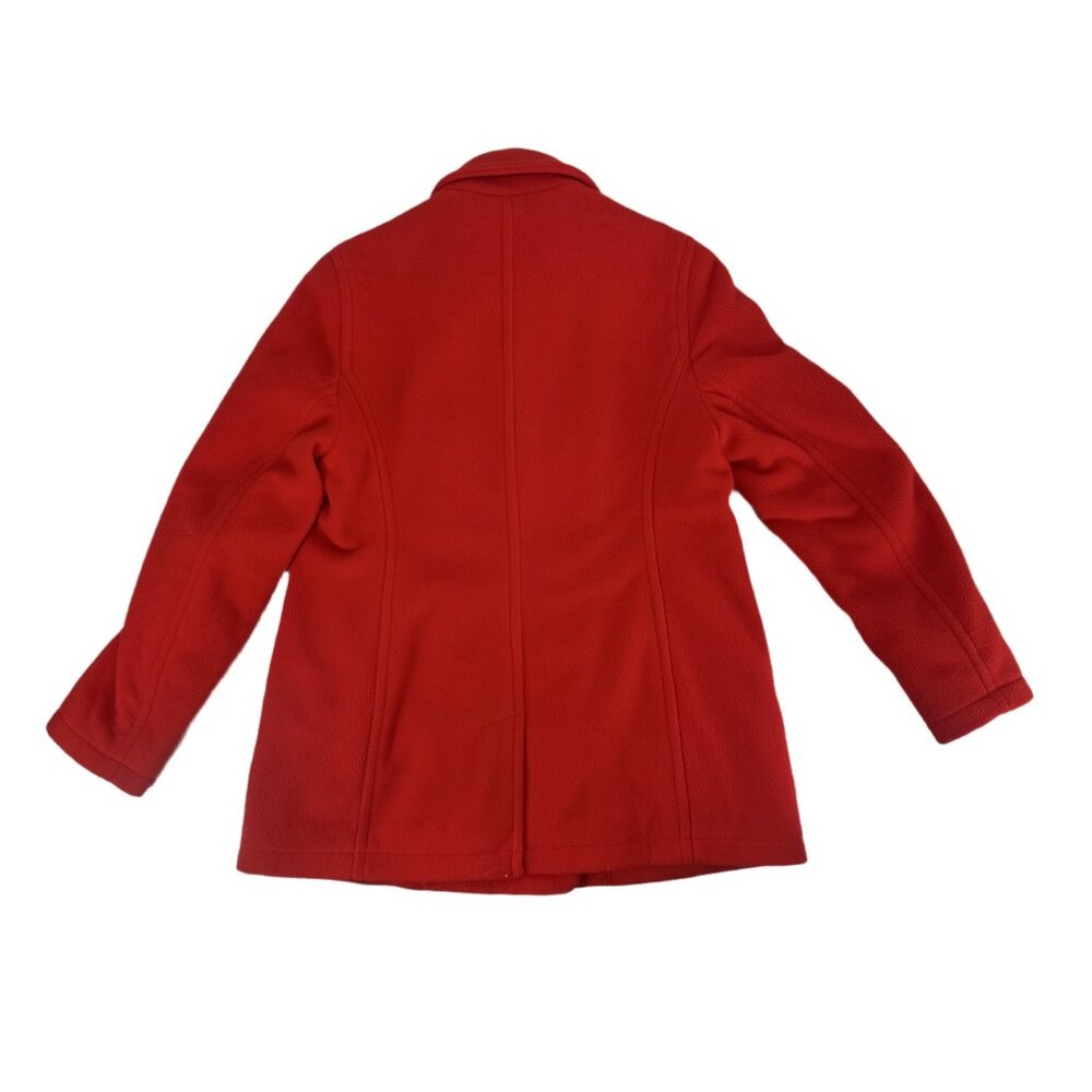 L.L. Bean Classic Red Peacoat Size XS Winter Coat - Picture 7 of 7